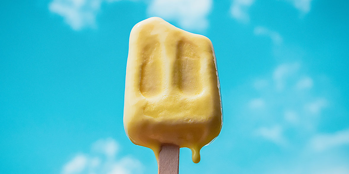 melting ice lolly
