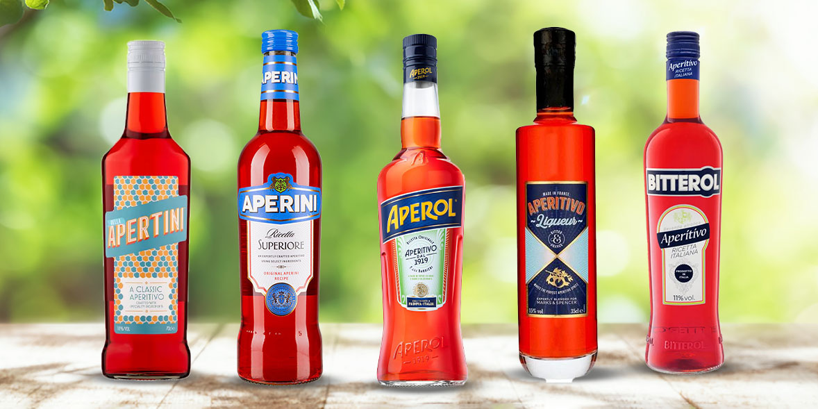 Aperol alternatives line up
