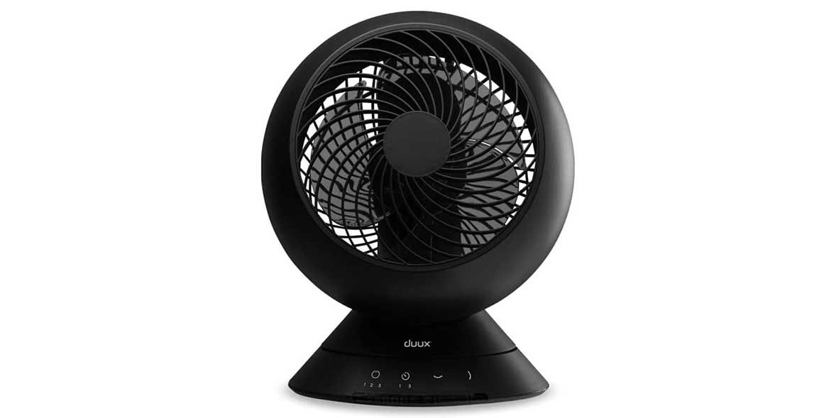 Duux globe table fan