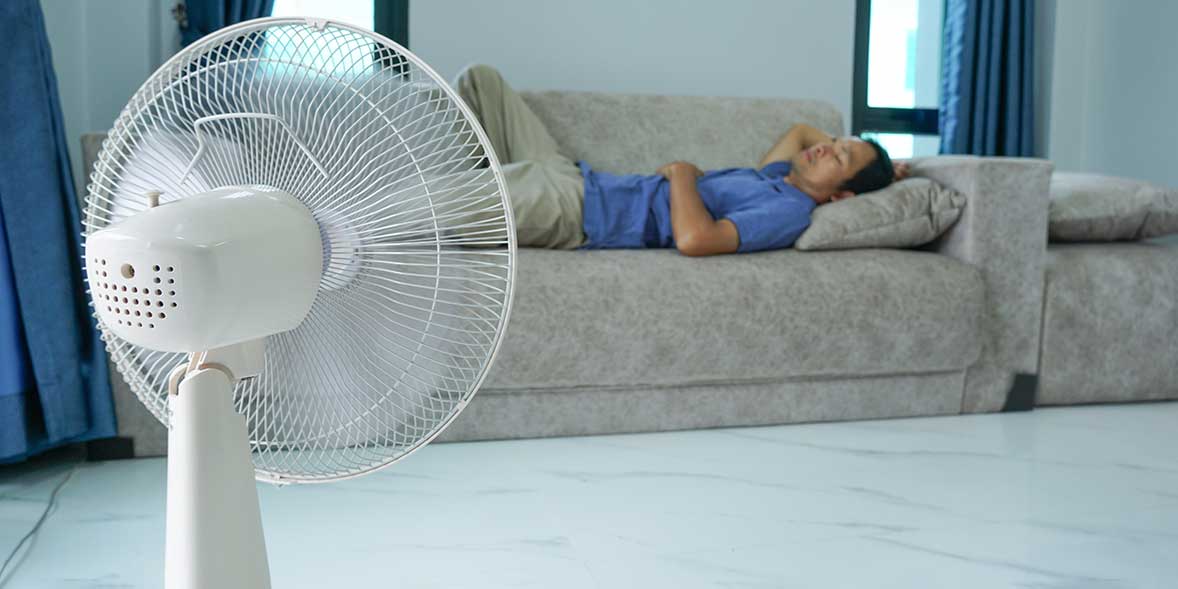 Fan sleeping
