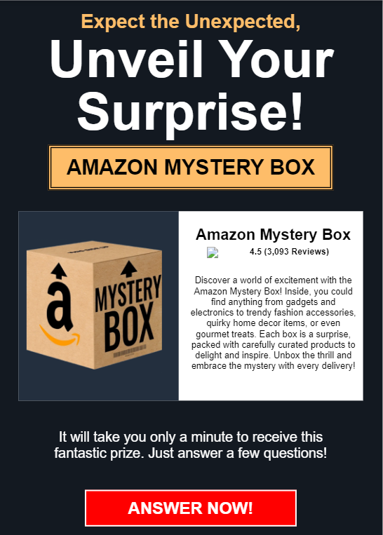 A scam email impersonating Amazon